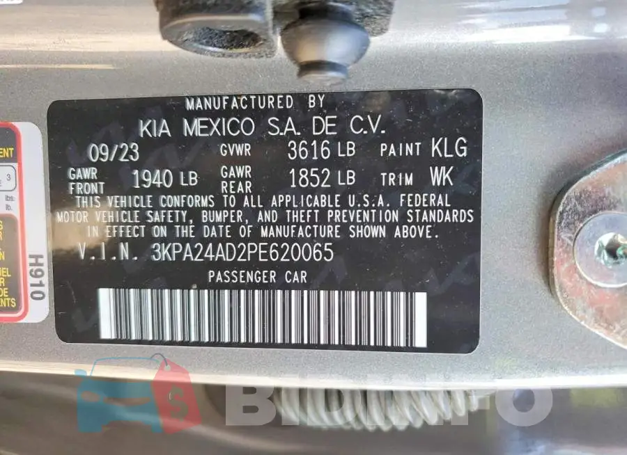 3KPA24AD2PE620065 Photo# 12