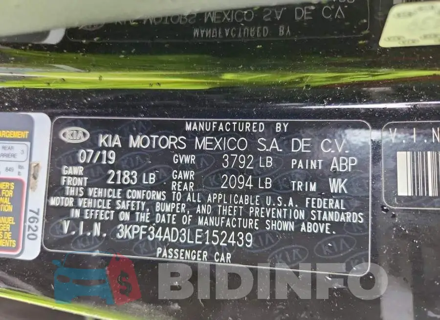 3KPF34AD3LE152439 Photo# 12