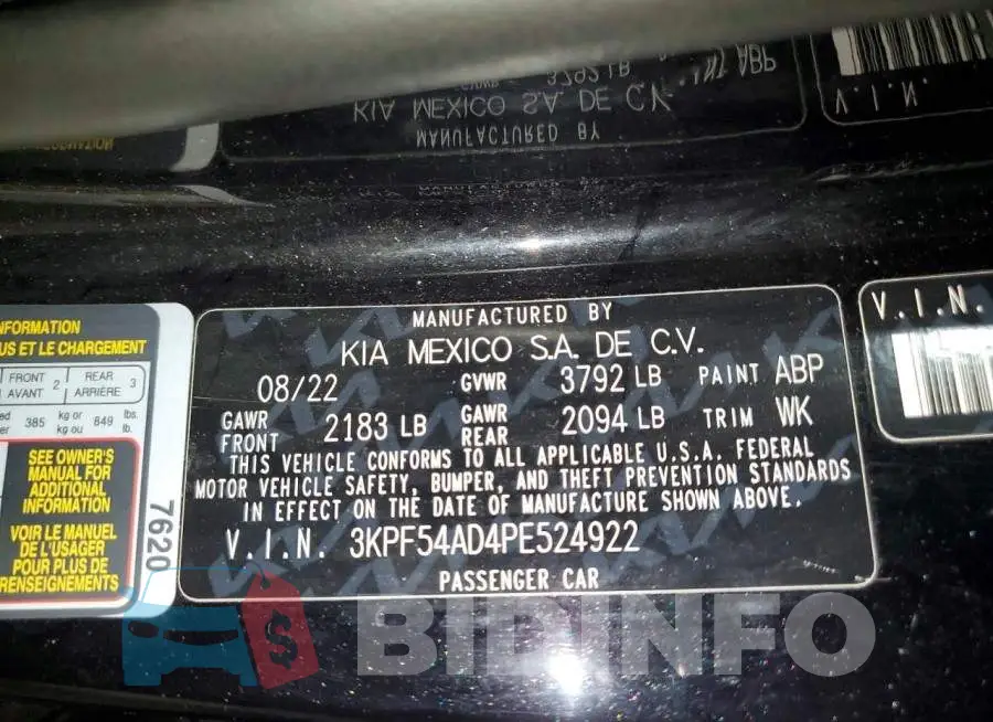 3KPF54AD4PE524922 Photo# 12