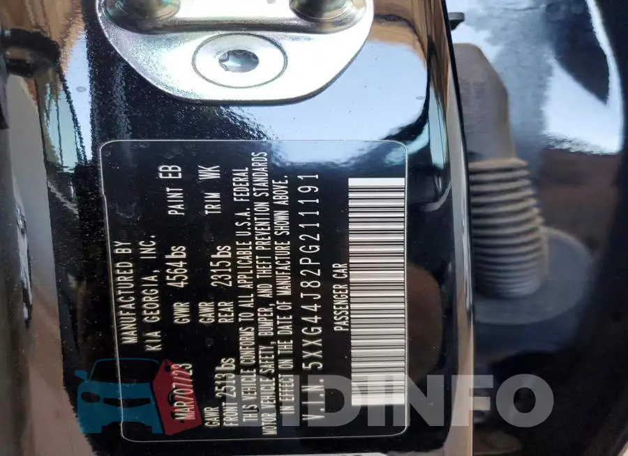 5XXG44J82PG211191 Photo# 12