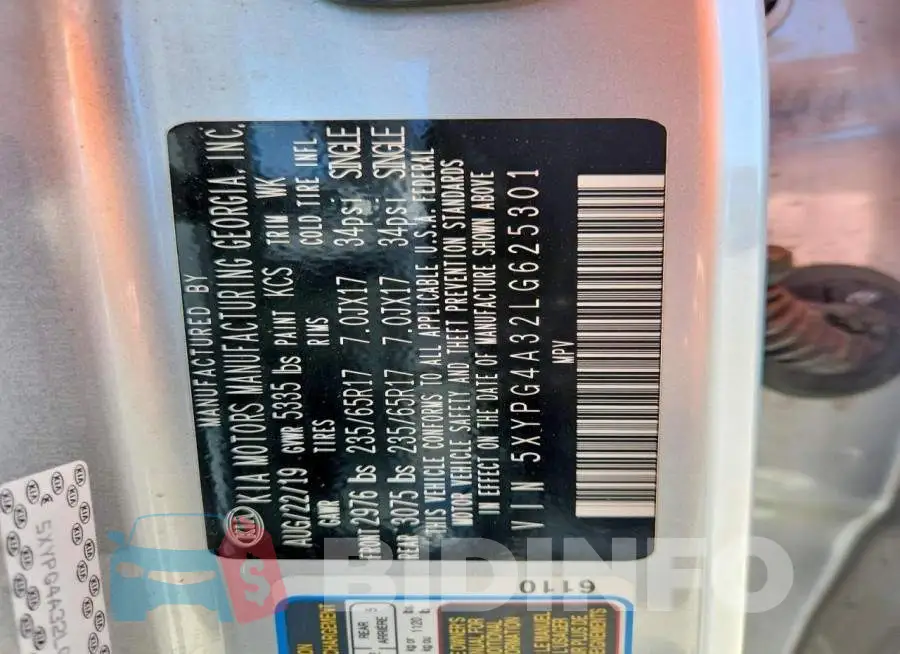 5XYPG4A32LG625301 Photo# 14