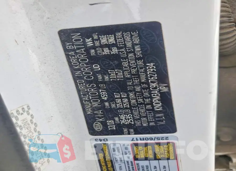 KNDPM3AC9K7627934 Photo# 12