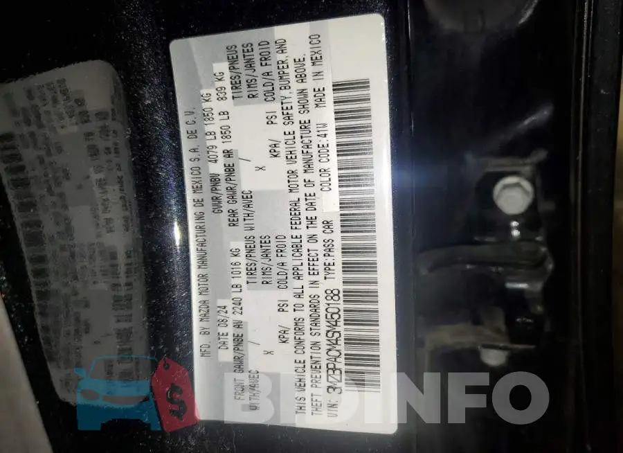 3MZBPACM4SM450188 Photo# 12