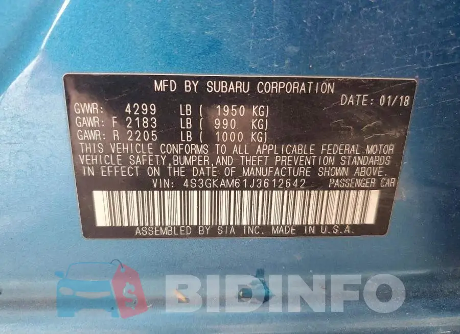 4S3GKAM61J3612642 Photo# 13