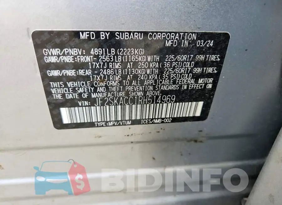 JF2SKACC1RH514969 Photo# 14