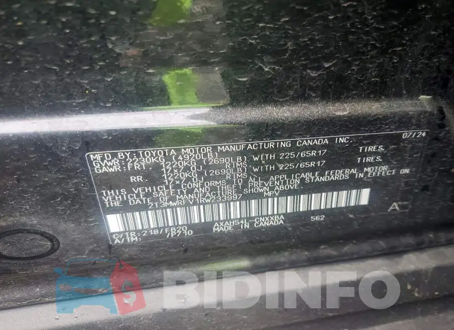 2T3MWRFV1RW233997 Photo# 12