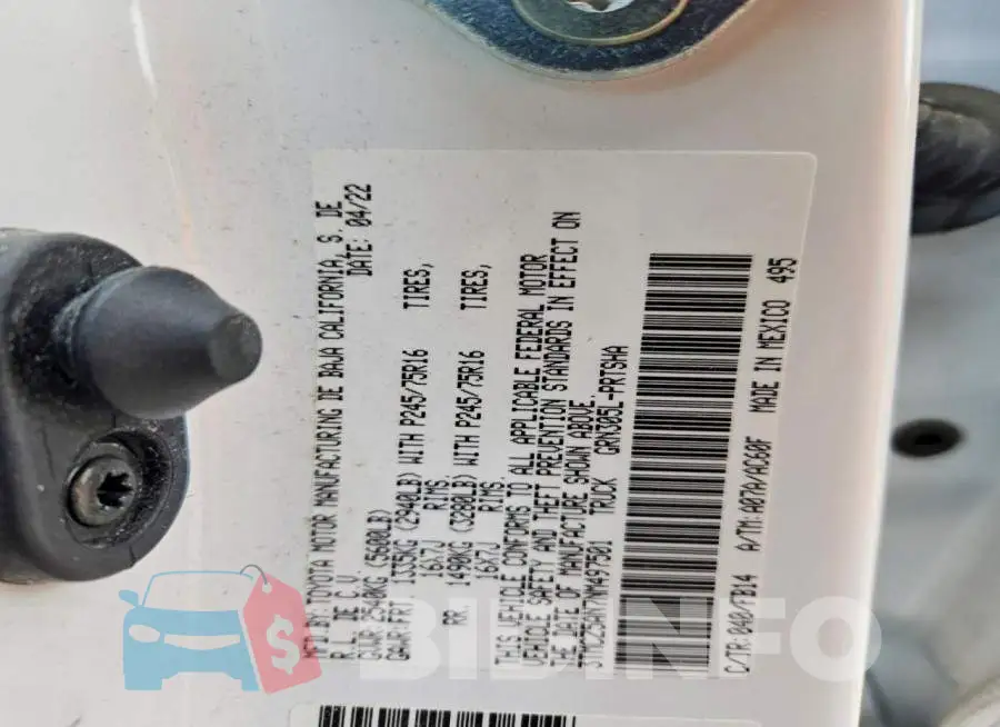 3TMCZ5AN7NM497501 Photo# 12