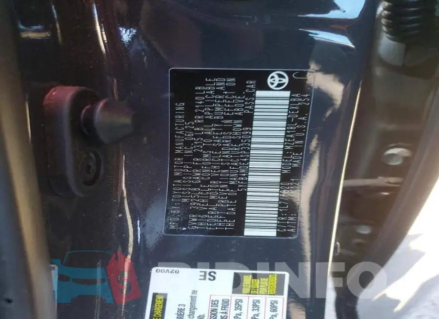 5YFB4MDE4SP335099 Photo# 13