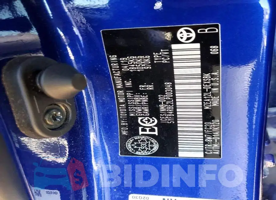 5YFB4RBE2LP003048 Photo# 13