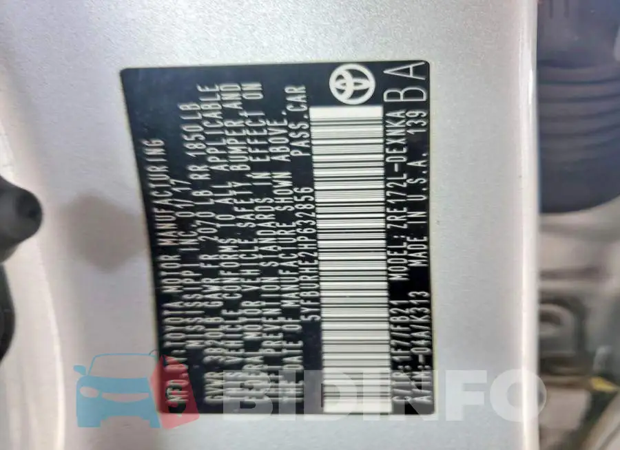 5YFBURHE2HP632856 Photo# 12