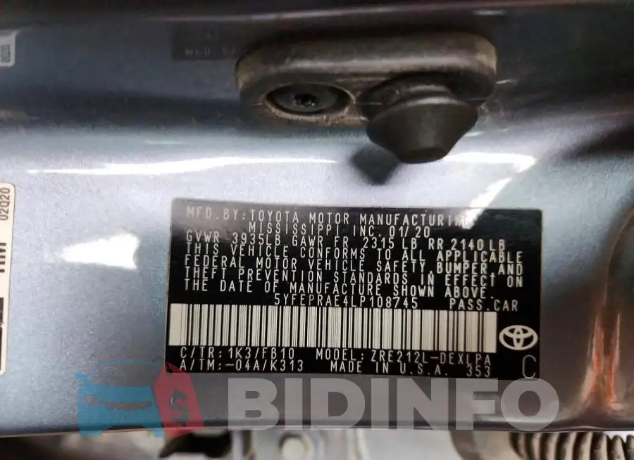 5YFEPRAE4LP108745 Photo# 12