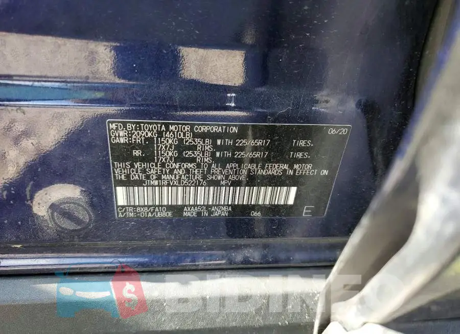 JTMW1RFVXLD522176 Photo# 13