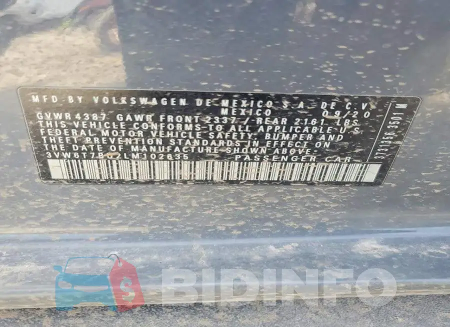 3VW6T7BU2LM102635 Photo# 13