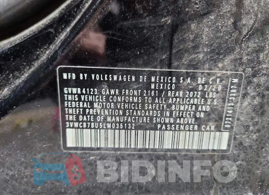 3VWCB7BU5LM035132 Photo# 12
