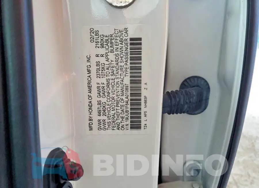 19UUB1F64LA010897 Photo# 12