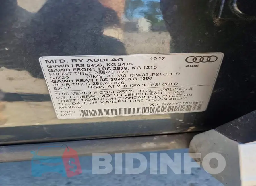 WA1BNAFY0J2076671 Photo# 13