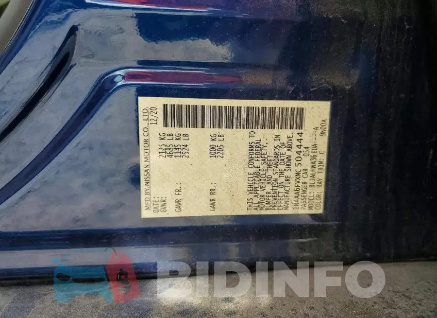 1N4AA6FVXMC504444 Photo# 13
