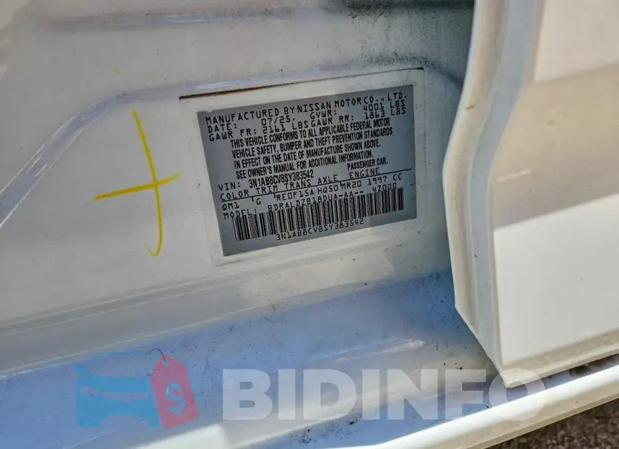 3N1AB8CV8SY383542 Photo# 12