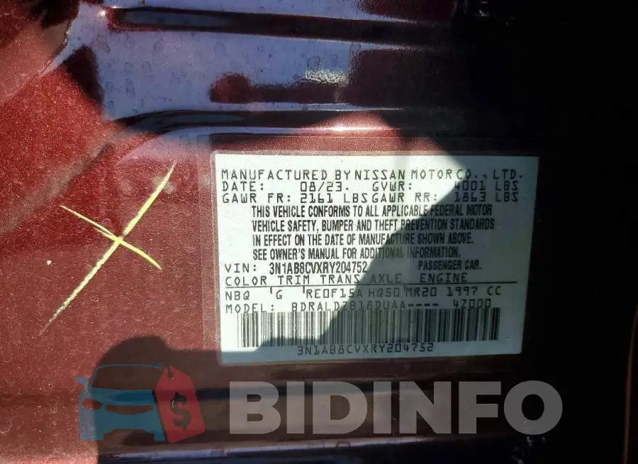 3N1AB8CVXRY204752 Photo# 12
