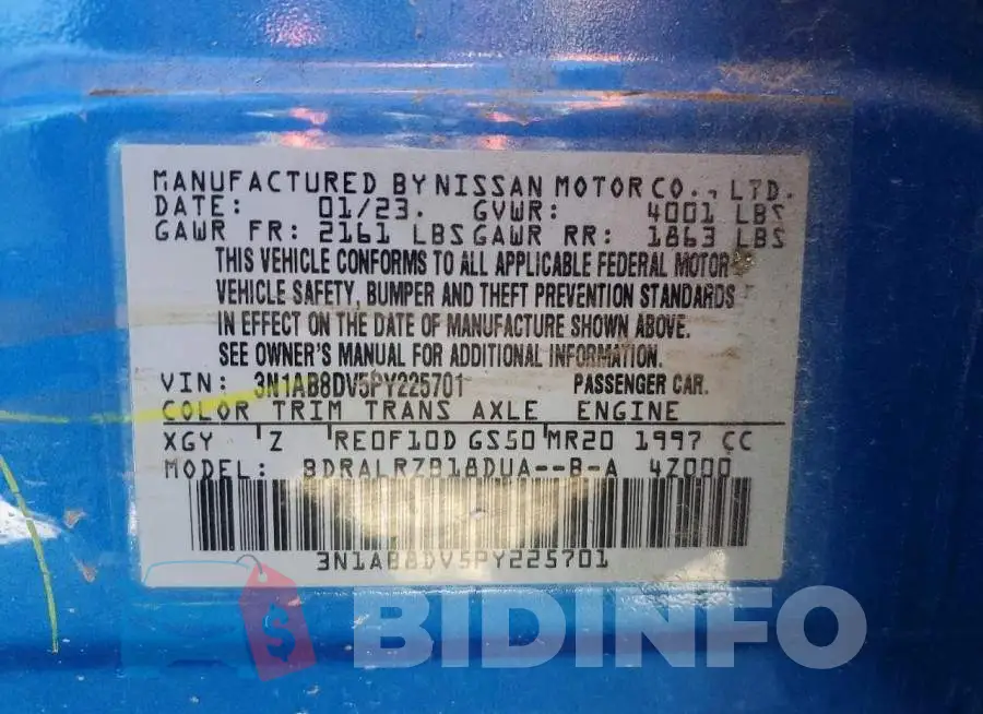 3N1AB8DV5PY225701 Photo# 13