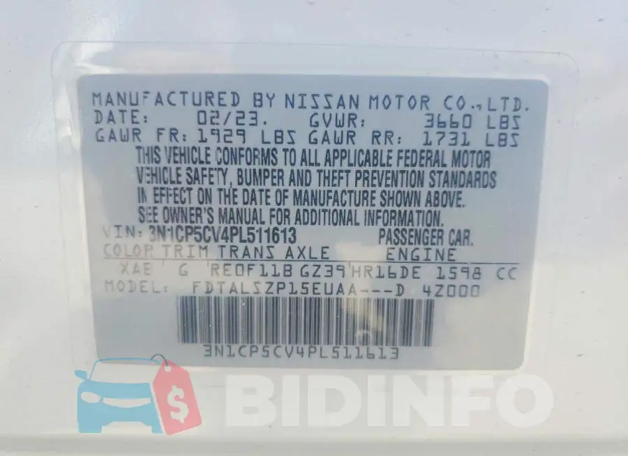3N1CP5CV4PL511613 Photo# 14