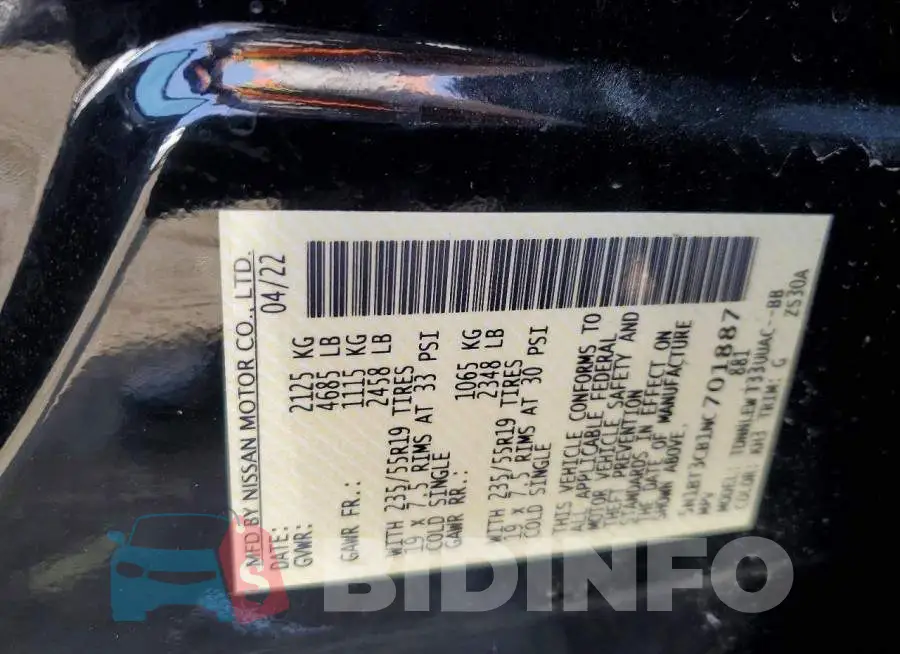 5N1BT3CB1NC701887 Photo# 13