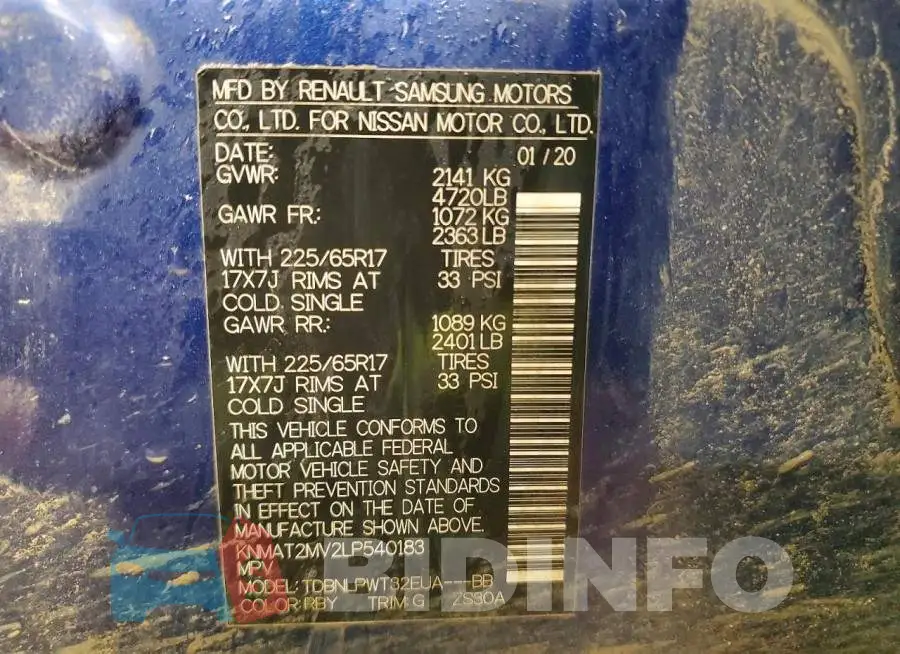KNMAT2MV2LP540183 Photo# 13