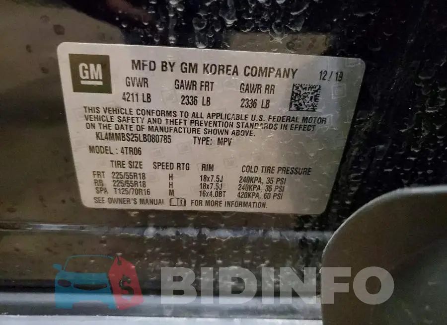 KL4MMBS25LB080785 Photo# 12