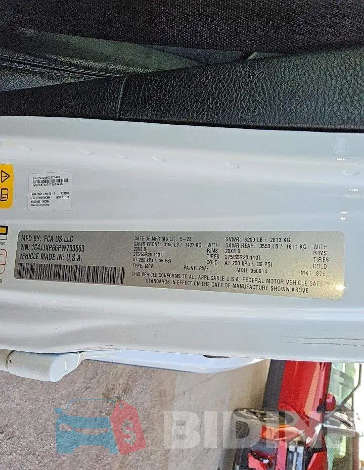 1C4JJXP66PW703663 Photo# 13