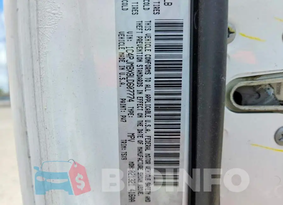 1C4PJMBX8LD607774 Photo# 12
