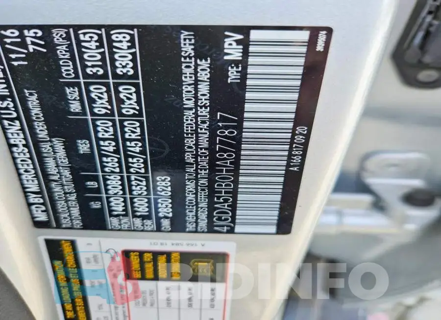 4JGDA5HB0HA877817 Photo# 12