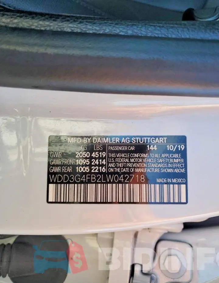 WDD3G4FB2LW042718 Photo# 12