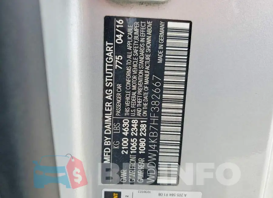 WDDWJ4KB7HF382667 Photo# 12