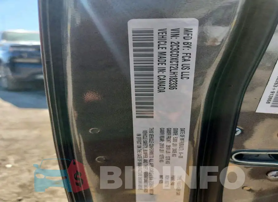 2C3CDXCT2LH182336 Photo# 12