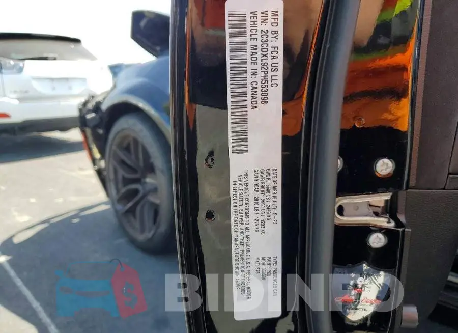 2C3CDXL92PH553098 Photo# 12
