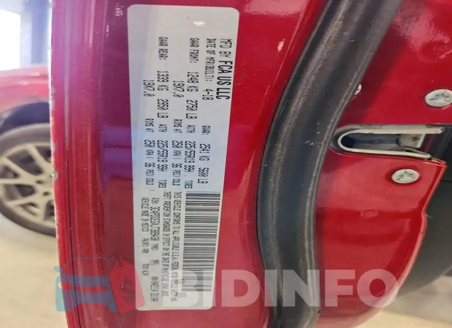 3C4PDDEGXJT389430 Photo# 13