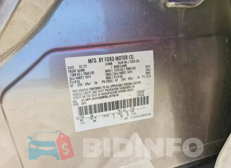 2LMPJ8K99MBL07810 Photo# 13