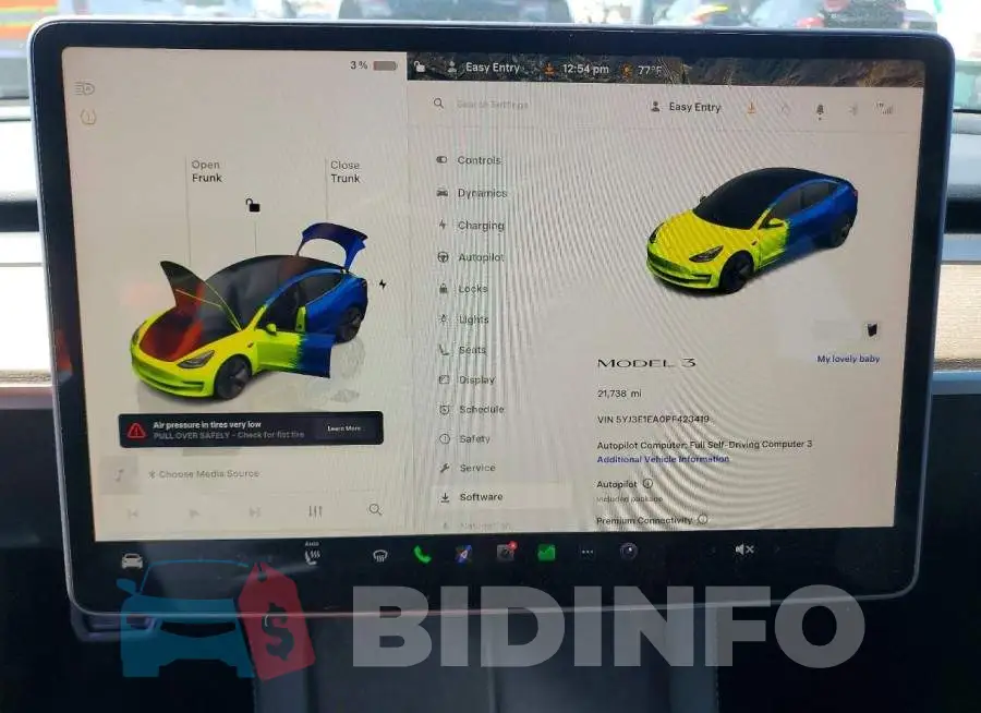 5YJ3E1EA0PF423419 Photo# 9