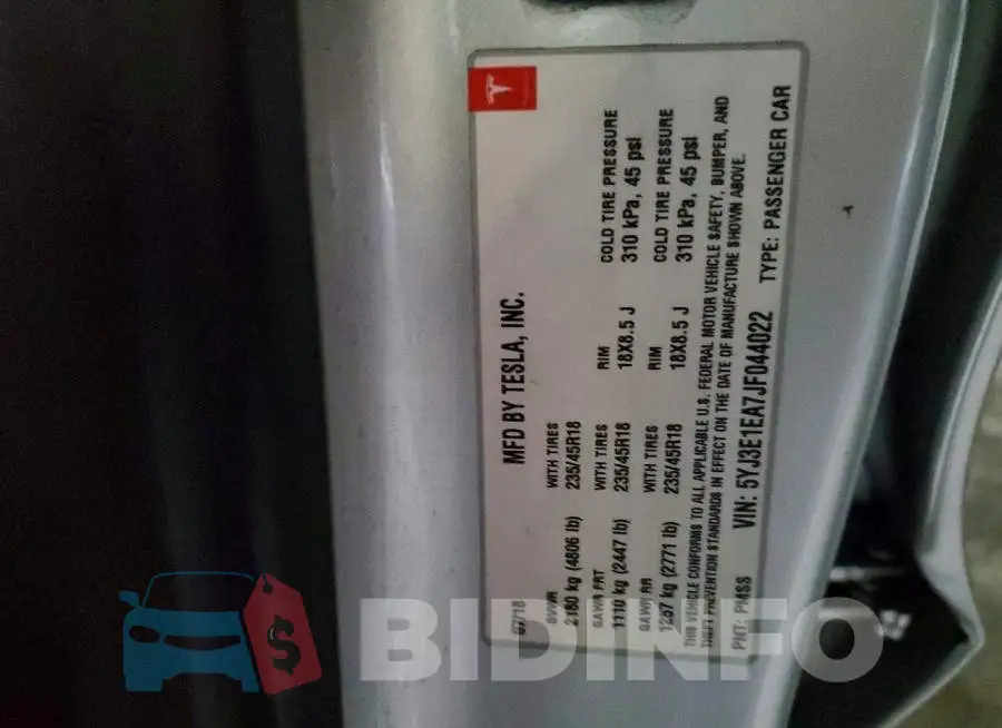 5YJ3E1EA7JF044022 Photo# 13