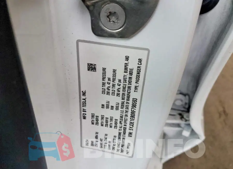 5YJ3E1EB0RF798593 Photo# 13