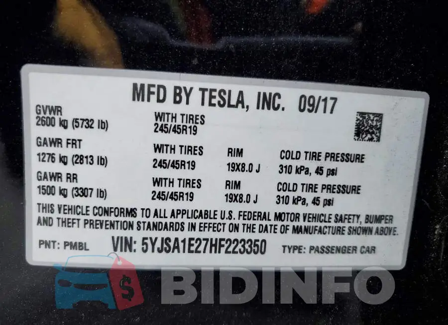 5YJSA1E27HF223350 Photo# 12