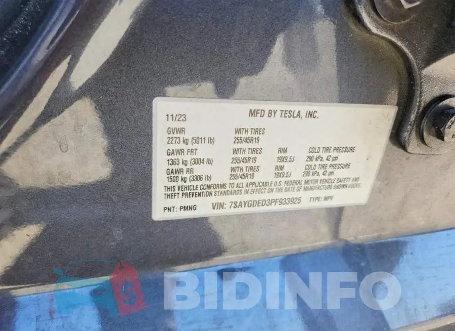 7SAYGDED3PF933925 Photo# 13