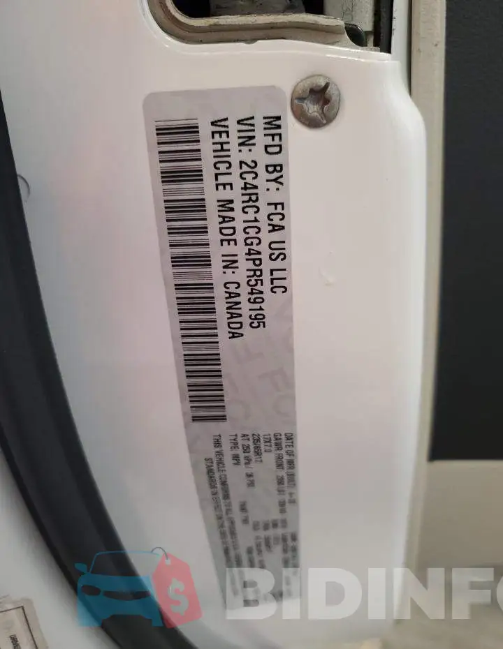 2C4RC1CG4PR549195 Photo# 13