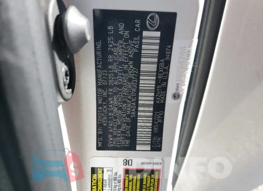 58ADA1C17RU037727 Photo# 13