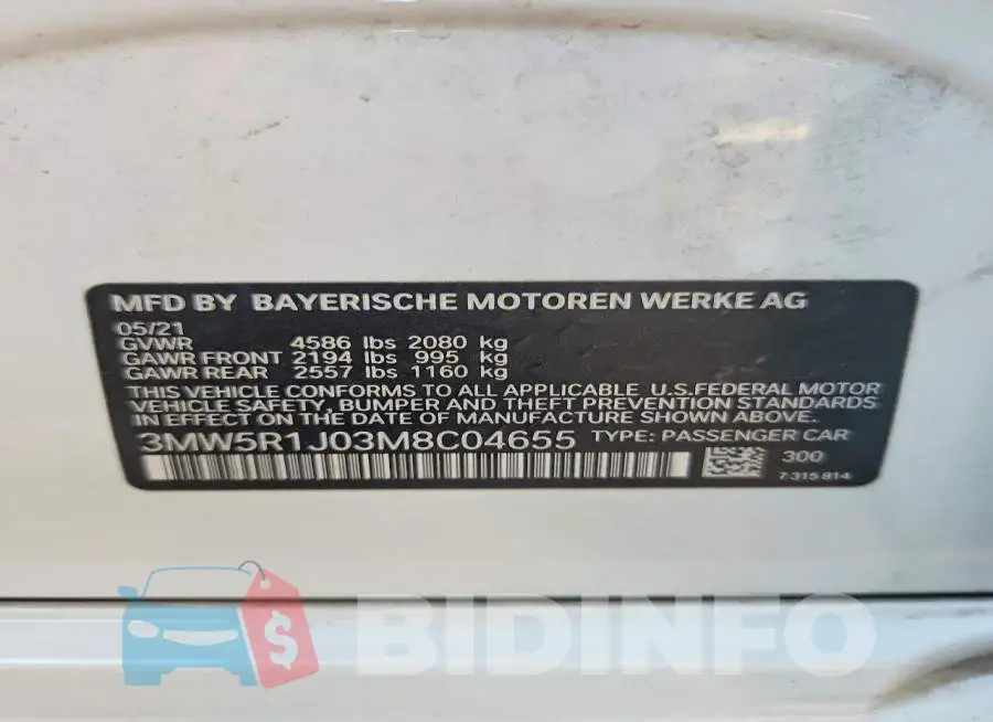 3MW5R1J03M8C04655 Photo# 12