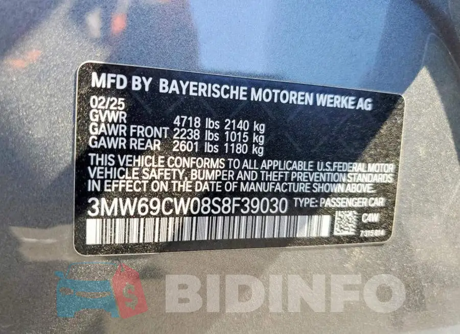 3MW69CW08S8F39030 Photo# 13