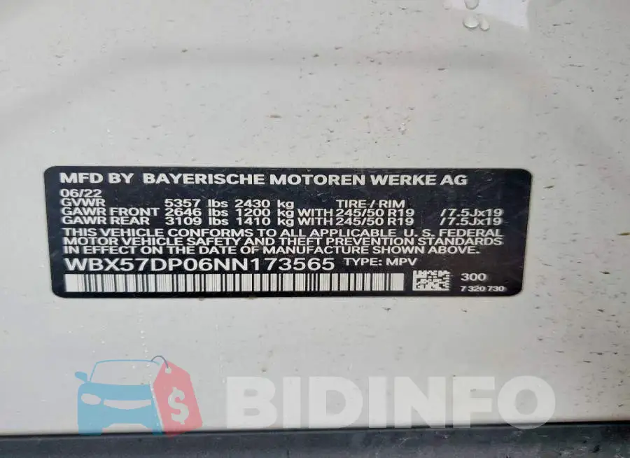 WBX57DP06NN173565 Photo# 13