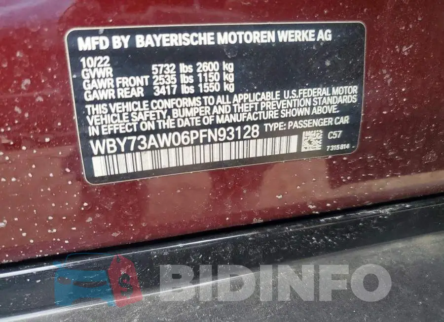 WBY73AW06PFN93128 Photo# 12