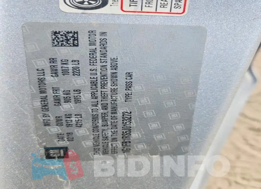 1G1FB1RS5J0153272 Photo# 12