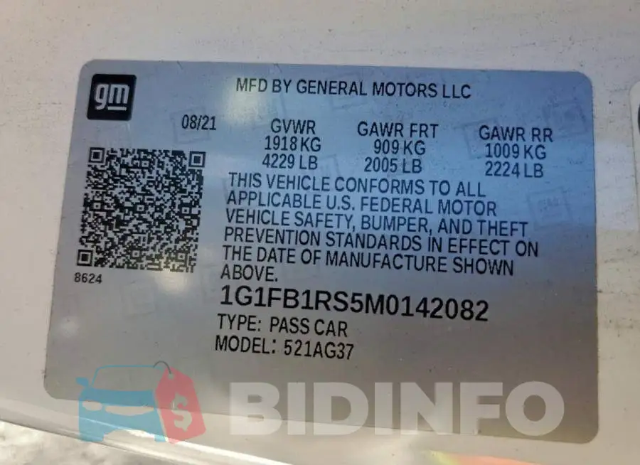 1G1FB1RS5M0142082 Photo# 12